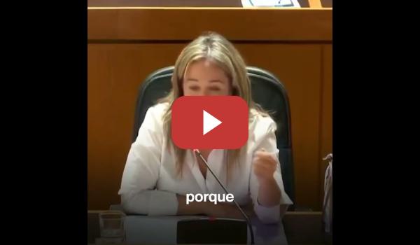 Embedded thumbnail for Esto de María Goikoetxea (PODEMOS) al fascista de VOX, en bucle