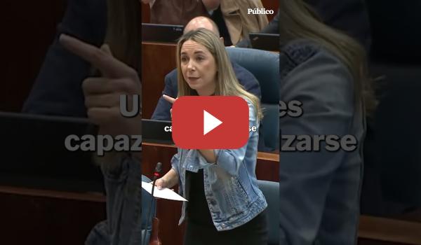 Embedded thumbnail for Mar Espinar a Ayuso: "Tratan de arrastrarnos a los momentos más oscuros del PP de Aznar"