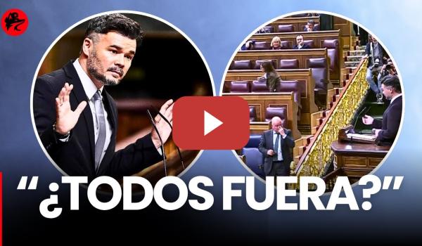 Embedded thumbnail for Los políticos de PP y VOX abandonan a Rufián y dejan de trabajar en pleno debate sobre vivienda