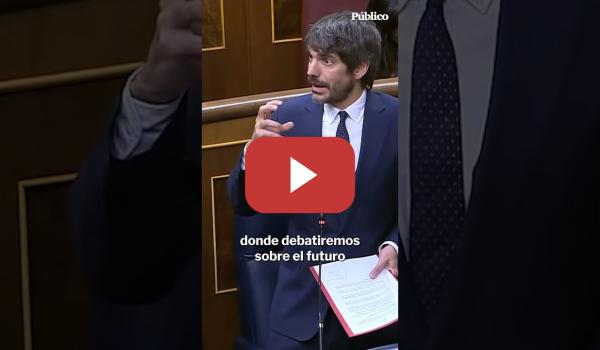 Embedded thumbnail for El ministro Urtasun agradece, irónico, al PP que &quot;se hayan quedado&quot; después de hablar en catalán