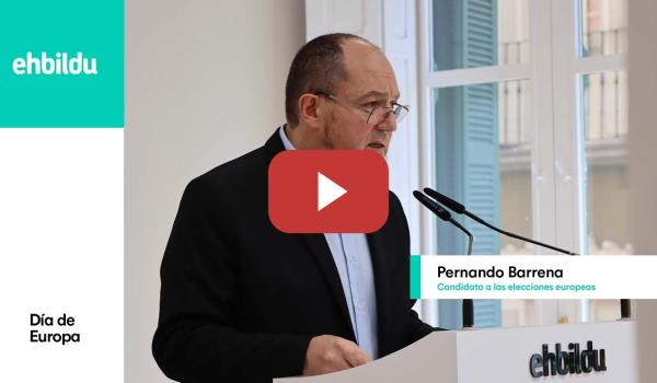 Embedded thumbnail for Comparecencia de Pernando Barrena en el Día de Europa