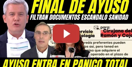 Embedded thumbnail for AYUSO DESTROZADA "MUESTRAN DOCUMENTOS ESCÁNDALO SANIDAD EN MADRID LISTAS DE ESPERAS"