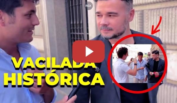 Embedded thumbnail for Gabriel Rufián deja por los suelos a Vito Quiles en un nuevo encontronazo con el pseudoperiodista