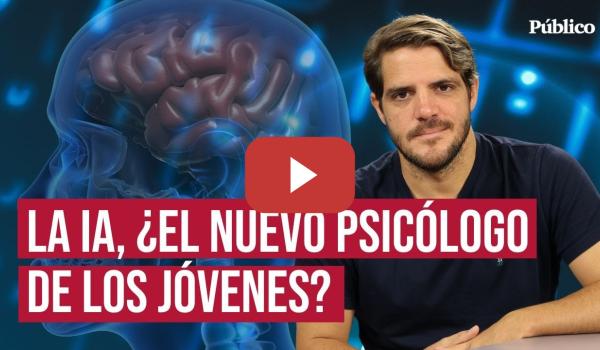 Embedded thumbnail for “La gente necesita desahogarse”: ¿es la IA el nuevo psicólogo de los jóvenes?