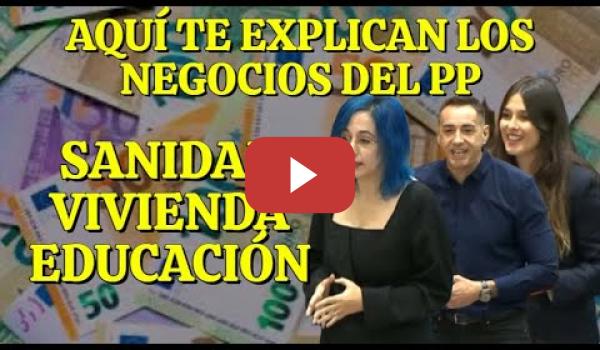 Embedded thumbnail for Más Madrid explica los Negocios del PP en Sanidad, Vivienda y Educación