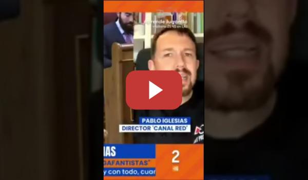 Embedded thumbnail for GABRIEL RUFIÁN ALABA A PODEMOS Y PABLO IGLESIAS SE LO AGRADECE