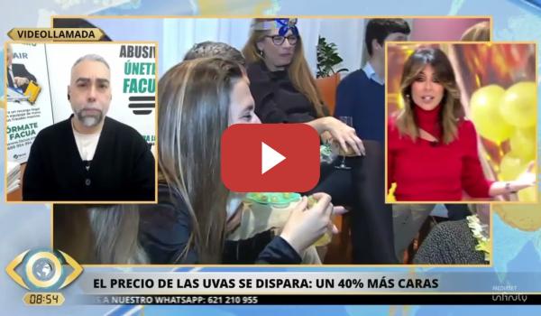 Embedded thumbnail for Eroski (83%), Lidl (50%) y Aldi (40%) pegan un subida al precio de las uvas con respecto a noviembre