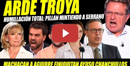 Embedded thumbnail for HUMILLACIÓN TOTAL: SERRANO PILLADO MINTIENDO. DEFENSA DE AYUSO A TOMAR POR SACO. GUARDANS