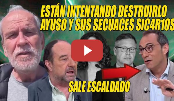 Embedded thumbnail for REAPARECE Willy Toledo con este H0STIAZ0 a Ayuso y sus SECUACES SIC4Rl0S⚡Están INTENTANDO DESTRUIRLO