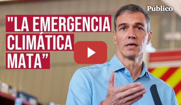 Embedded thumbnail for SÁNCHEZ visita la ZONA afectada por el INCENDIO de Los Gallardos: "Vamos a tener un verano complejo"