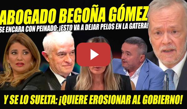 Embedded thumbnail for ABOGADO BEGOÑA GÓMEZ SE ENCARA CON EL JUEZ PEINADO Y LE SUELTA QUE "QUIERE EROSIONAR AL GOBIERNO"