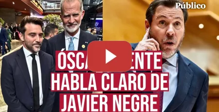 Embedded thumbnail for ÓSCAR PUENTE, sin pelos en la lengua con la foto del REY y NEGRE: "Yo no le tocaría ni con un palo"