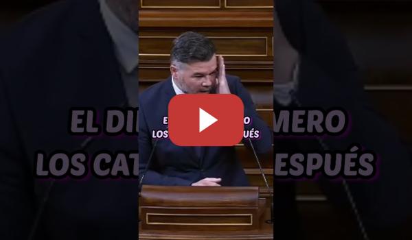 Embedded thumbnail for Gabriel Rifián LE DA EL ZASCA DE SU VIDA A JUNTS por votar con VOX y el PP para desahuciar catalanes