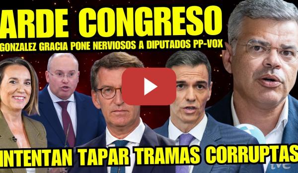 Embedded thumbnail for SOCIALISTA GONZÁLEZ GRACIA PEGA HISTÓRICA BOFETADA EN LA BOCA a PP-VOX por DESTRUIR ESPAÑA