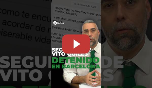 Embedded thumbnail for SEGUIDOR DE VITO QUILES, DETENIDO EN BARCELONA