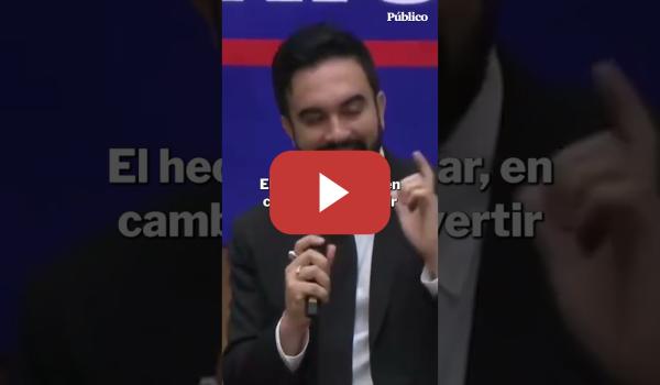 Embedded thumbnail for Zohran Mamdani: "EEUU ha gastado cerca de 30 mil millones de dólares en una guerra en Oriente Medio"