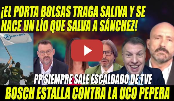 Embedded thumbnail for De los Santos TRAGA SALIVA y SALVA a Sánchez x DEFENDER a Mazón⚡Bosch REVIENTA contra UCO PEPERA⚡
