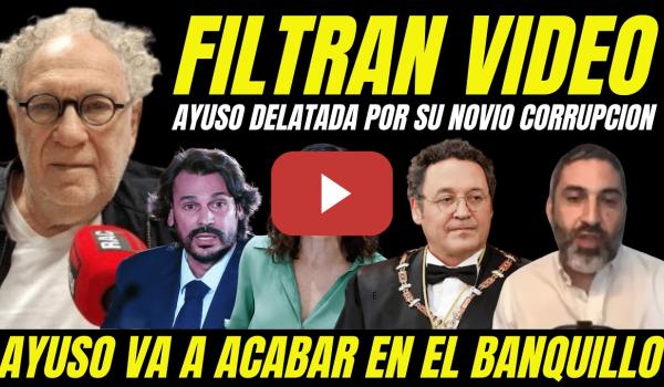 Embedded thumbnail for EXCLUSIVA EKAIZER "FILTRAN AUDIO NOVIO DE AYUSO DELATANDO A AYUSO TRAMA CORRUPCIÓN"