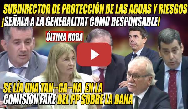 Embedded thumbnail for Se LÍA TANGANA con otro RIDÍCULO del PP en la COMISIÓN FAKE de la DANA🔥¡GENERALITAT RESPONSABLE!