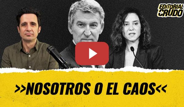 Embedded thumbnail for &quot;Nosotros o el caos&quot; #editorialcrudo