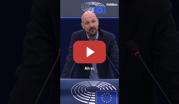 Embedded thumbnail for Un eurodiputado recrimina a von der Leyen su posicionamiento frente al genocidio en Palestina