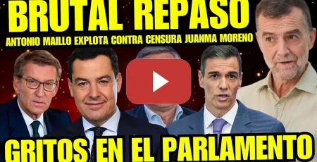 Embedded thumbnail for ¡ARDE TROYA! PP CENSURA AL DIPUTADO ANTONIO MAÍLLO POR DESTROZAR A JUANMA MORENO Y FEIJÓO