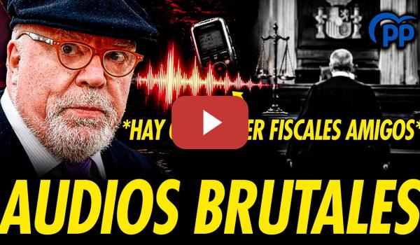 Embedded thumbnail for LOS NUEVOS AUDIOS DE VILLAREJO MUESTRAN EL CONTROL DE LAS CLOACAS DEL PP DE LA JUSTICIA