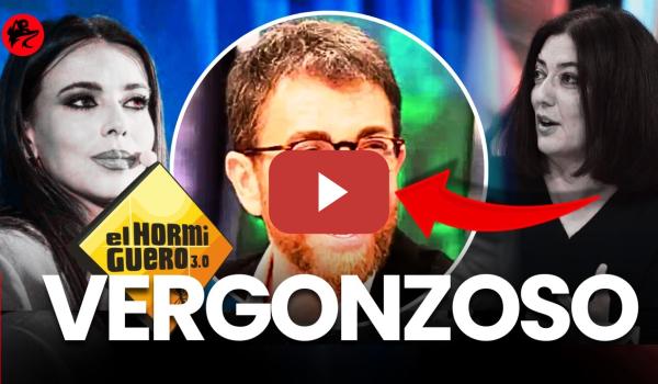 Embedded thumbnail for Desde El Hormiguero insultan a Sarah Santaolallla y Pablo Motos se ríe
