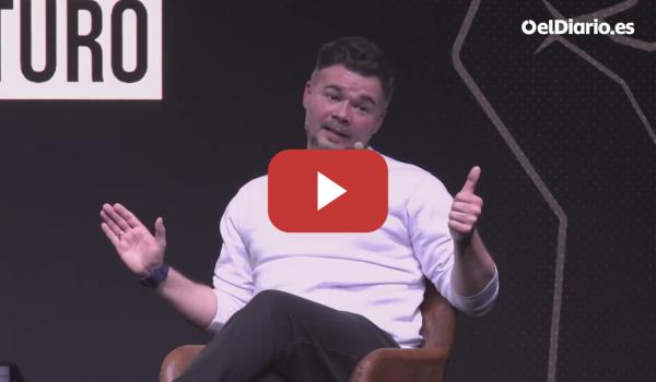 Embedded thumbnail for Las propuestas de Rufián: pactar programa, analizar quién concurre y crear un grupo en el Congreso