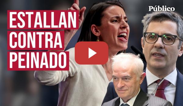 Embedded thumbnail for El GOBIERNO y la izquierda dictan sentencia sobre la actitud del juez PEINADO: "NO ES NORMAL"