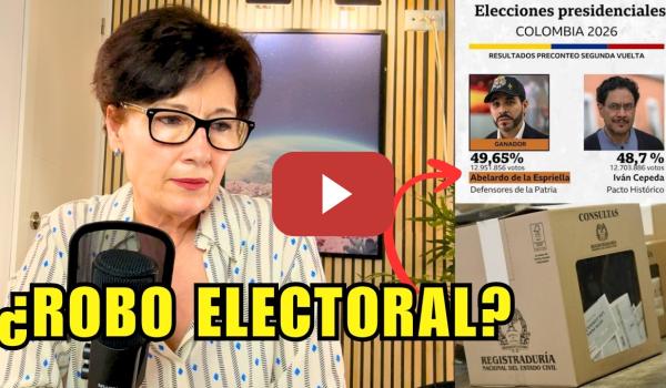 Embedded thumbnail for SEGUNDA VUELTA EN COLOMBIA: ¿EL RESULTADO ES LEGAL?