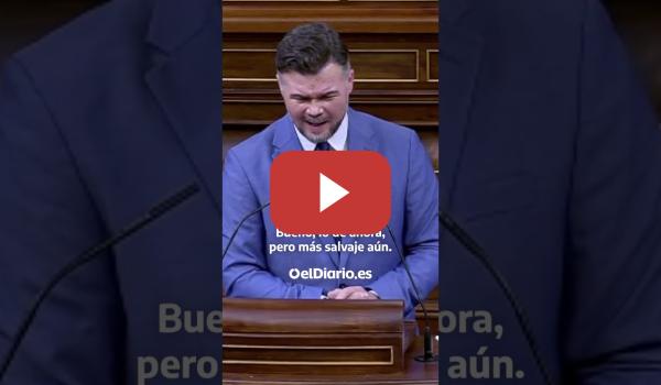 Embedded thumbnail for Rufián: “La buena noticia es que estos días no se habla de Ayuso o Abascal”
