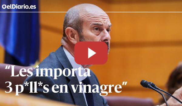 Embedded thumbnail for Pedro Rollán, Presidente del Senado: &quot;Les importa 3 p*ll*s en vinagre&quot;