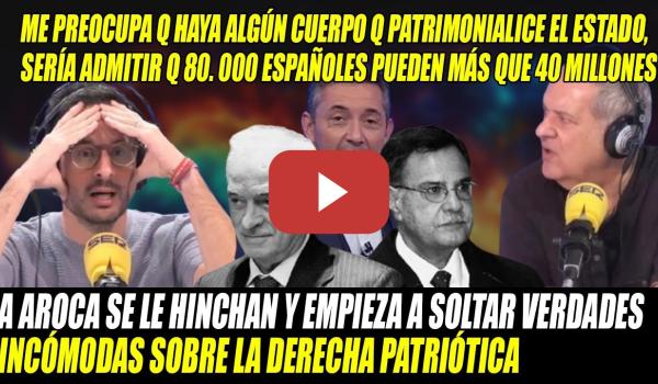 Embedded thumbnail for Se le HINCHAN a Aroca⚡¡NO voy a PEDIR PERDÓN a JUECES y G.C!⚡80.000 españoles NO son +q 40 millones.
