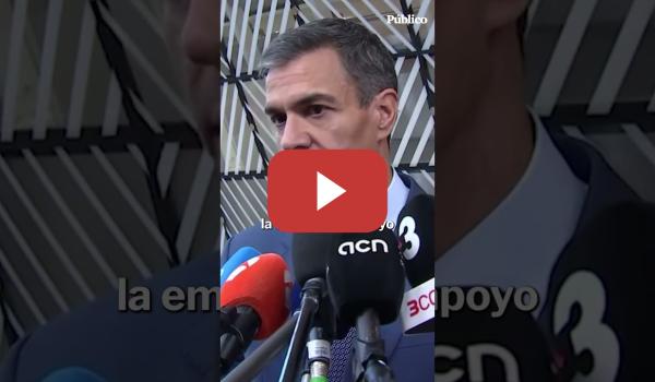 Embedded thumbnail for Pedro Sánchez expresa “el respaldo, empatía y el apoyo del PSOE” a Zapatero