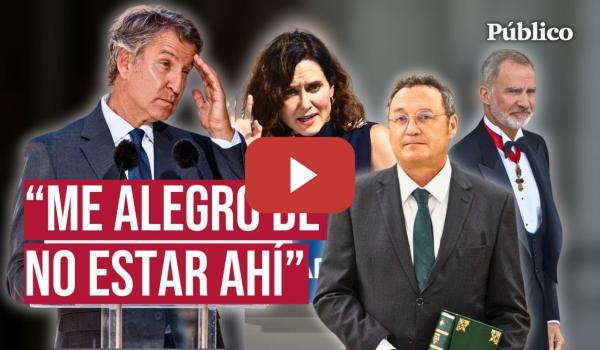 Embedded thumbnail for Las piruetas de Feijóo para justificar su ausencia en la apertura del Poder Judicial