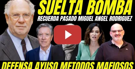 Embedded thumbnail for ERNESTO EKAIZER RECUERDA PASADO MIGUEL ANGEL RODRIGUEZ "DEFENSA DE AYUSO MISMAS AMENAZAS MAFIOSAS"