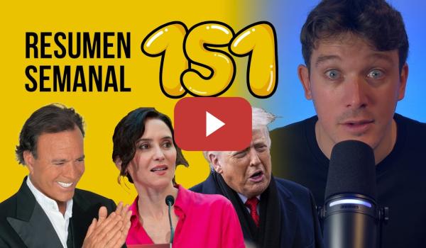 Embedded thumbnail for Julio Iglesias, Ayatolás, Ayuso y 0% de Toni Cantó #ResumenSemanal 151 | Miguel Charisteas