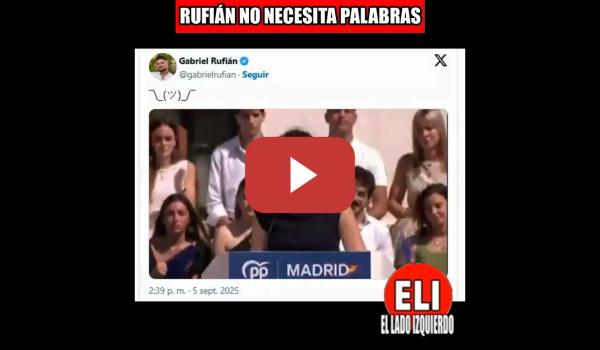 Embedded thumbnail for Gabriel Rufián no necesita palabras para RIDICULIZAR a Ayuso #shortsvideo #shorts #short