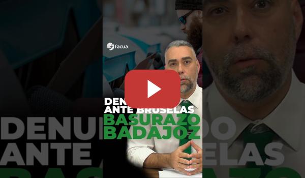 Embedded thumbnail for DENUNCIADO ANTE BRUSELAS EL BASURAZO EN BADAJOZ