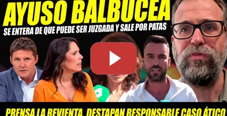 Embedded thumbnail for PERIODISTA MA-TA A AYUSO: BALBUCEA Y SALE POR PATAS. SE ENTERA DE Q PUEDE SER IMPUTADA. MEMEZ
