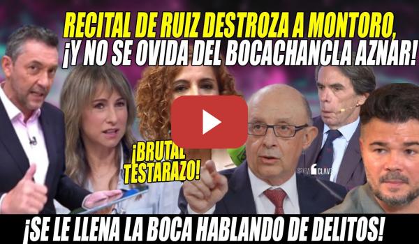 Embedded thumbnail for ¡A Javier Ruiz se le llena la BOCA de DELITOS DESTROZANDO al PP!⭐Y Feijóo CALLADITO🤐COLOSAL LECCIÓN