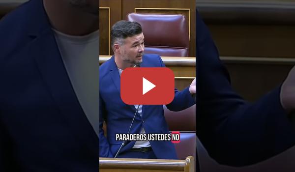 Embedded thumbnail for Gabriel Rufián vuelve a dejar en ridículo al PP