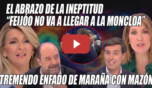 Embedded thumbnail for Feijóo ESTÁ ACABADO💢¡Suena a BROMA MACABRA!💢Intxaurrondo,Y.Díaz y Maraña💢El APAGÓN no le libra