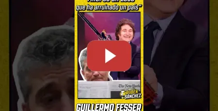 Embedded thumbnail for "Van a rescatar a MILEI, que es un LOCO con una MOTOSIERRA que ha ARRUINADO UN PAÍS"