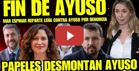 Embedded thumbnail for ¡BOMBAZO! MAR ESPINAR REVIENTA DENUNCIA A AYUSO "ESTÁ ACABADA Y CONDENADA A DIMITIR" PP LA DEJA SOLA