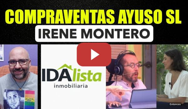 Embedded thumbnail for Ayuso quiere vivir de lujo a costa de los madrileños. Irene Montero habla de su vida.