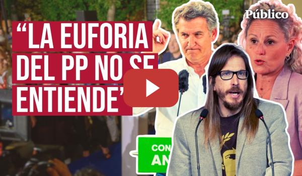 Embedded thumbnail for Así han reaccionado los partidos al resultado de Andalucía: "El PP no se divorcia de Vox"
