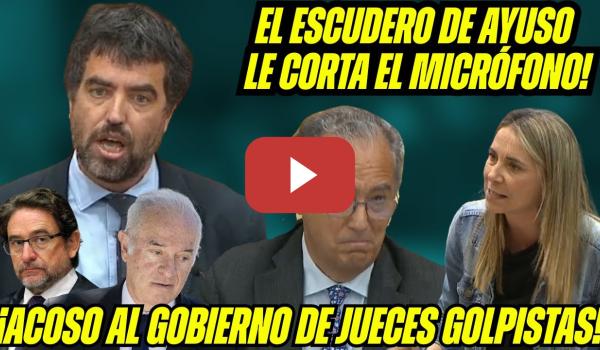 Embedded thumbnail for ¡CENSURA! El PP le CORTA el MICRO a ABARCA al DENUNCIAR el GOLPISMO, ACOSO JUDICIAL, LAWFARE JUECES!