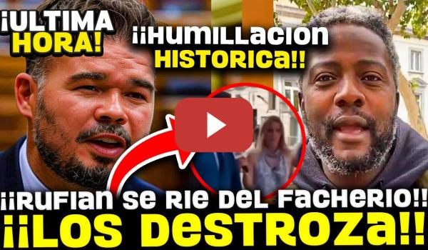 Embedded thumbnail for 💥¡¡BOMBAZO!! RUFIÁN TROLEA A BERTRAND NDONGO Y UNOS FACHAS: ¡LO TIENEN QUE FRENAR EN PLENO CAOS!